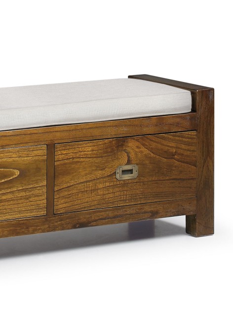 Banco Star con cojin y 2 Cajones 120X37X45 Ref. 1046/30820 Moycor 2