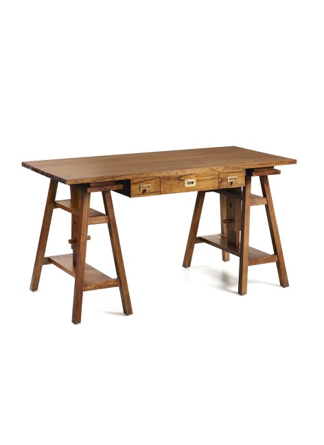 Escritorio Star 3 cajones 152x70x78-98 Ref. 1046/30146 Moycor