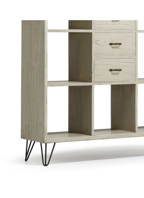 Libreria Muria 2+3 cajones y 10 huecos 115x35x167 Ref. 1046/309107 Moycor 2