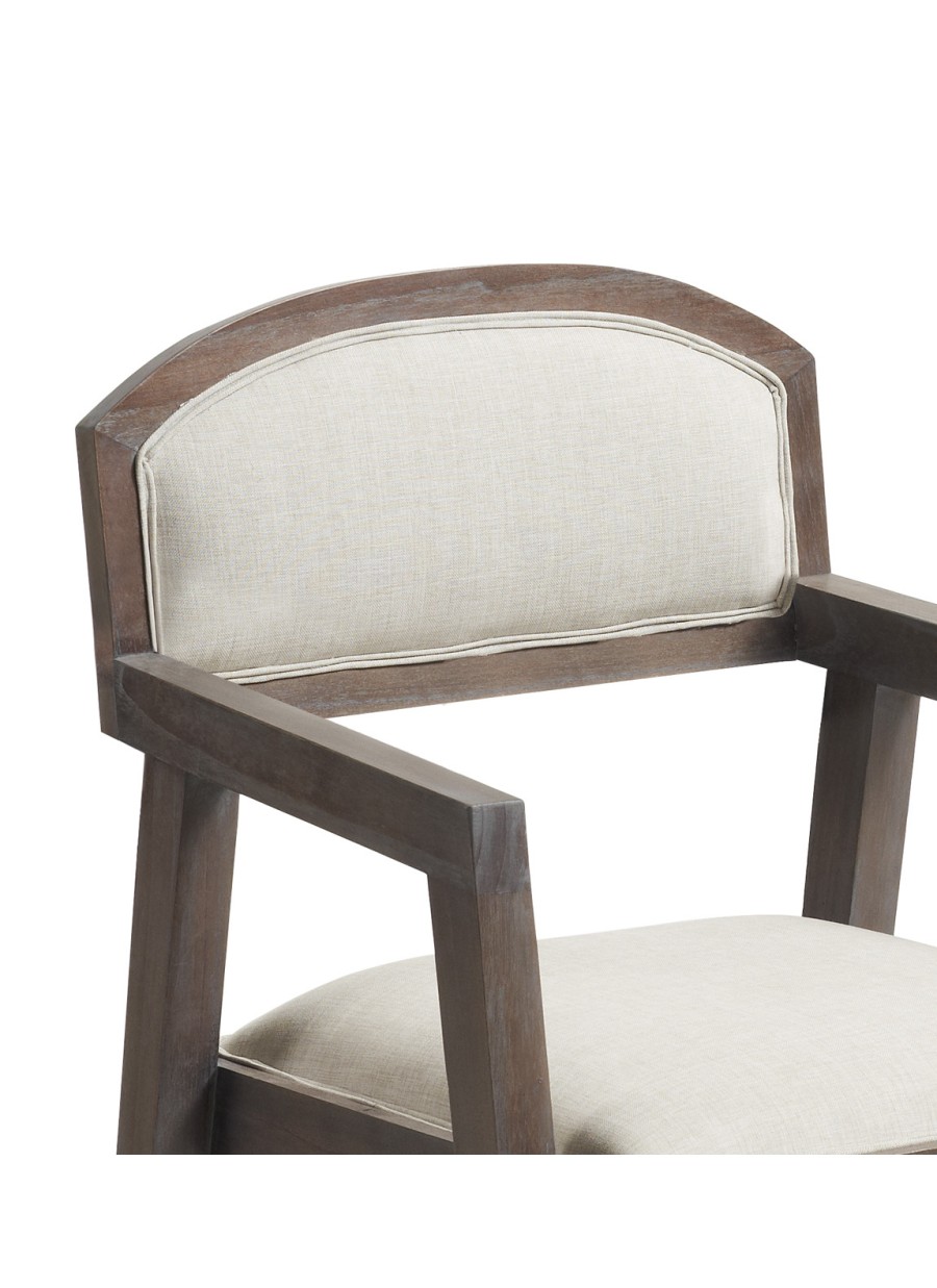 Sillón Spartan tapizado 56x50x90cm