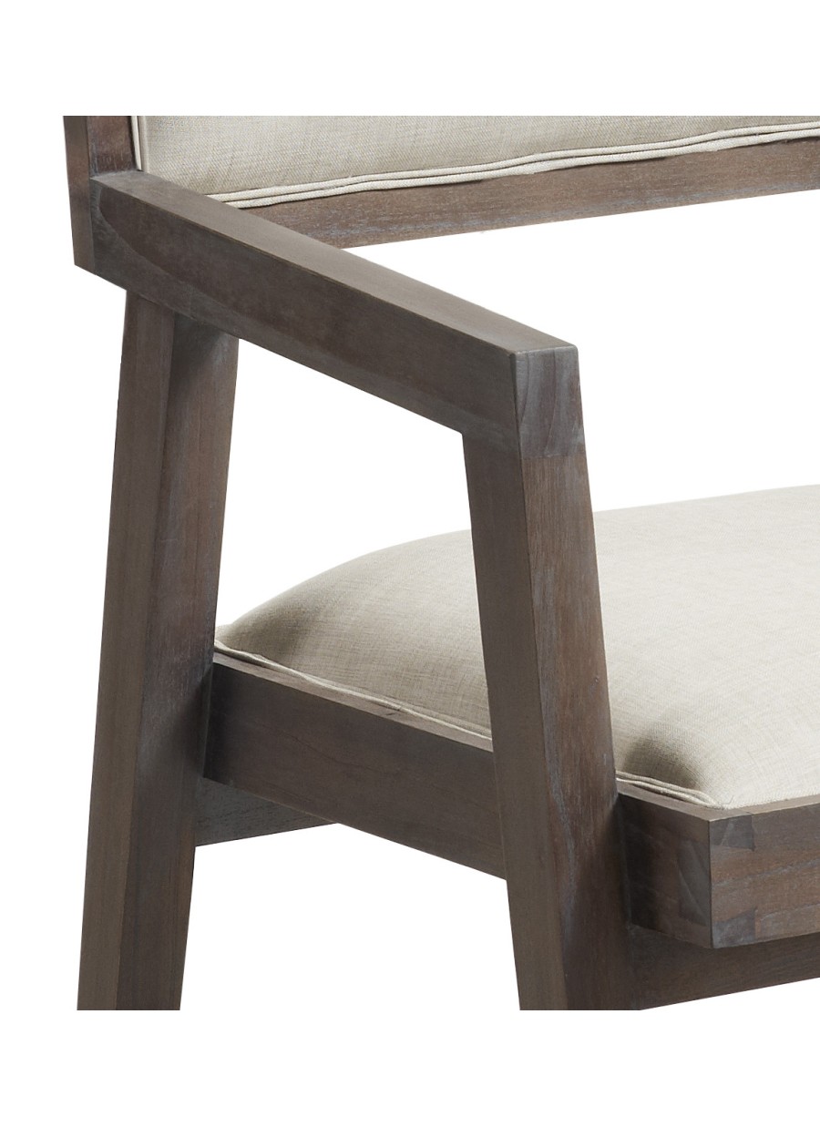 Sillón Spartan tapizado 56x50x90cm