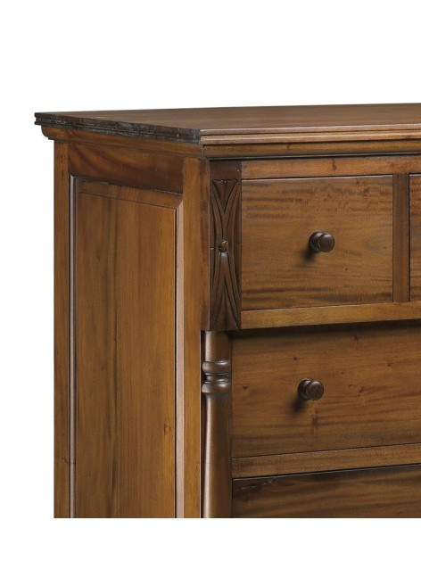Comoda Vintage con talla 6 cajones 105x55x110 Ref. 1046/14215 Moycor 2
