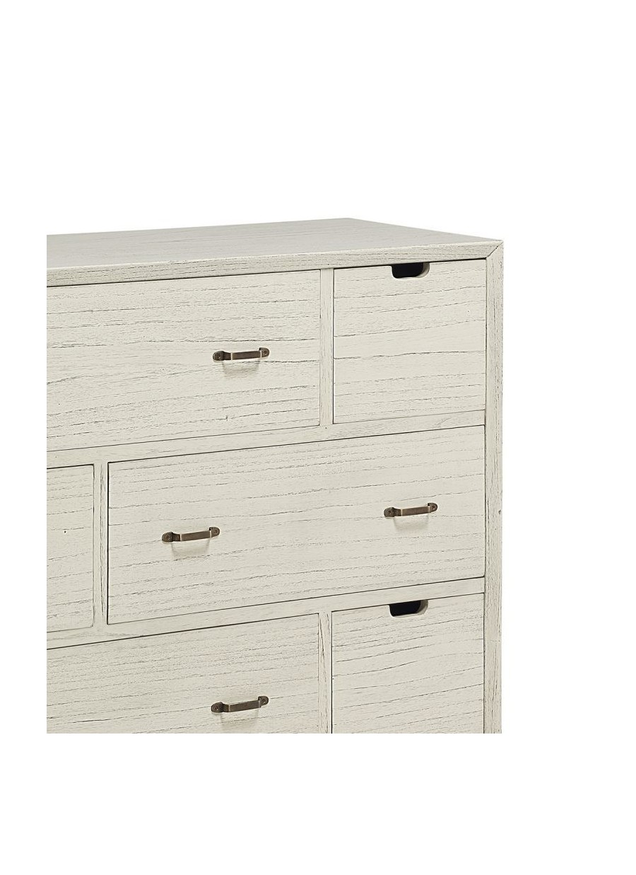 Cómoda Muria 3+3 cajones 110x45x100cm