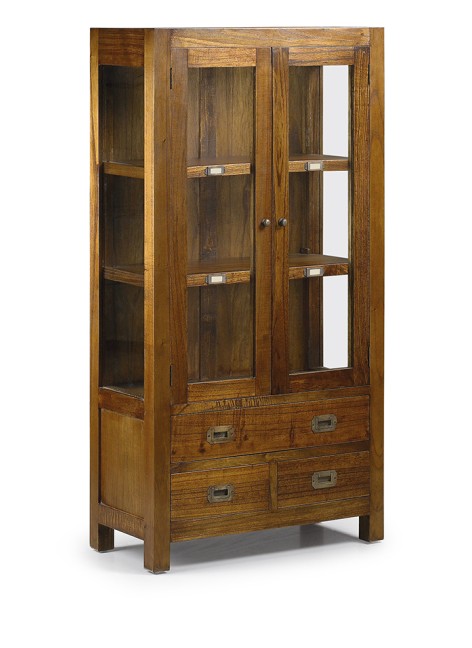 Vitrina Star 3 cajones, 2 puertas y 2 estantes 70x35x135 Ref. 1046/30800 Moycor