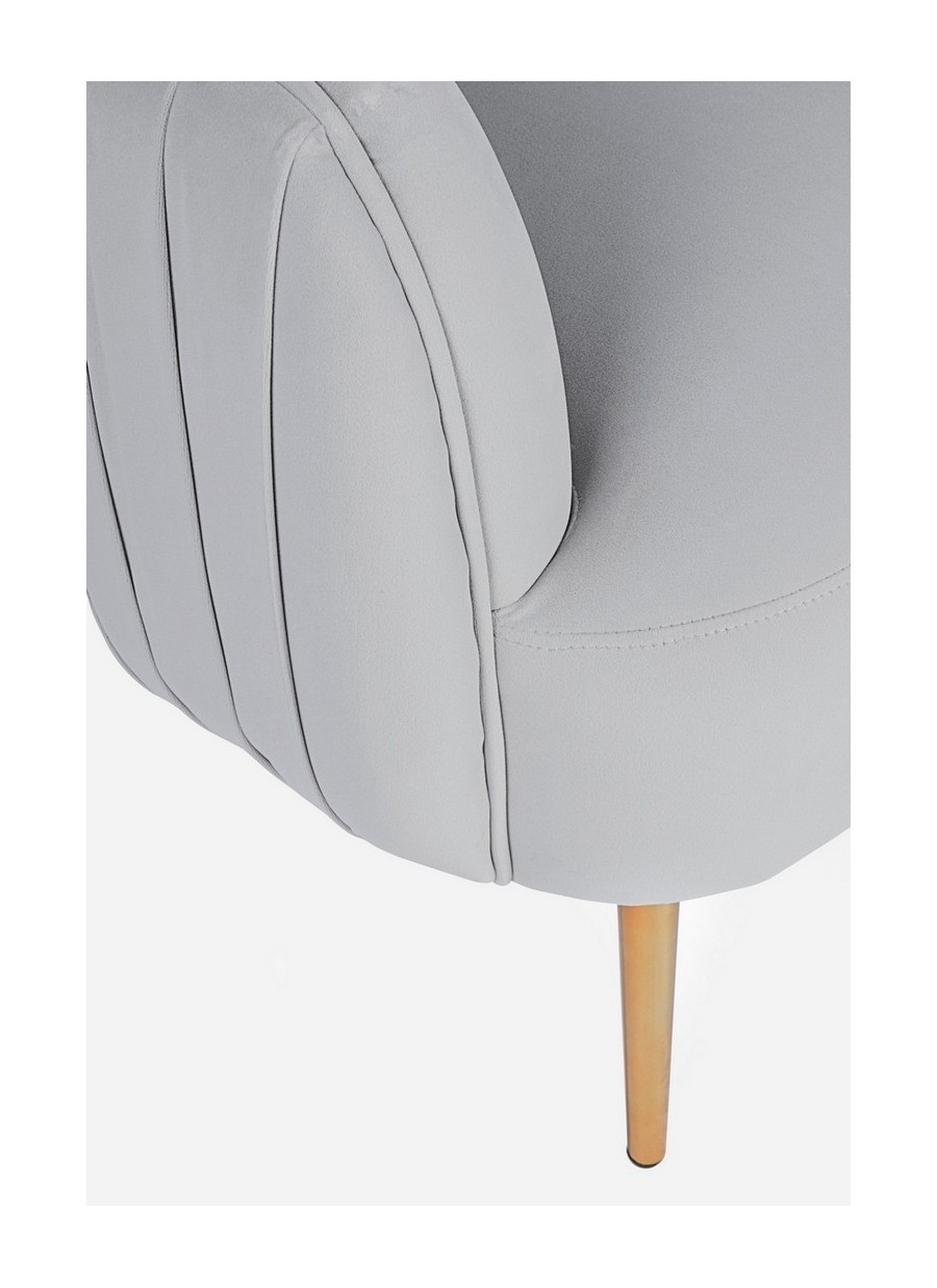 Sofá (2P) Linsay Gris Claro 129x80x74