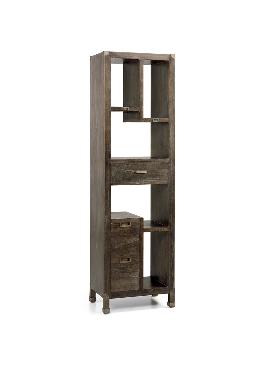 Libreria Industrial 3 cajones y 5 huecos 55x40x190 Ref. 1046/306009 Moycor