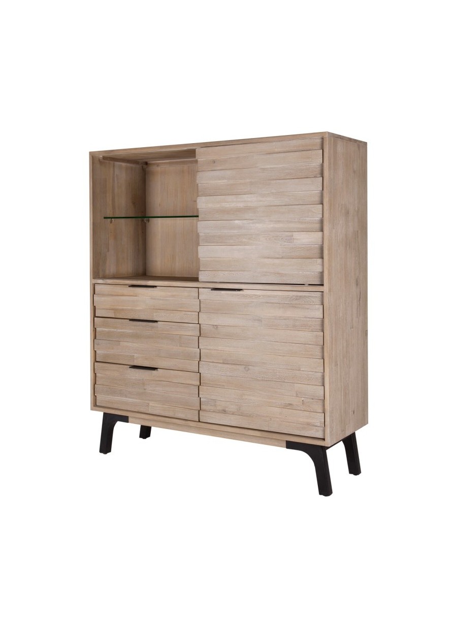 Librero bajo Amsterdam 120x40x140 