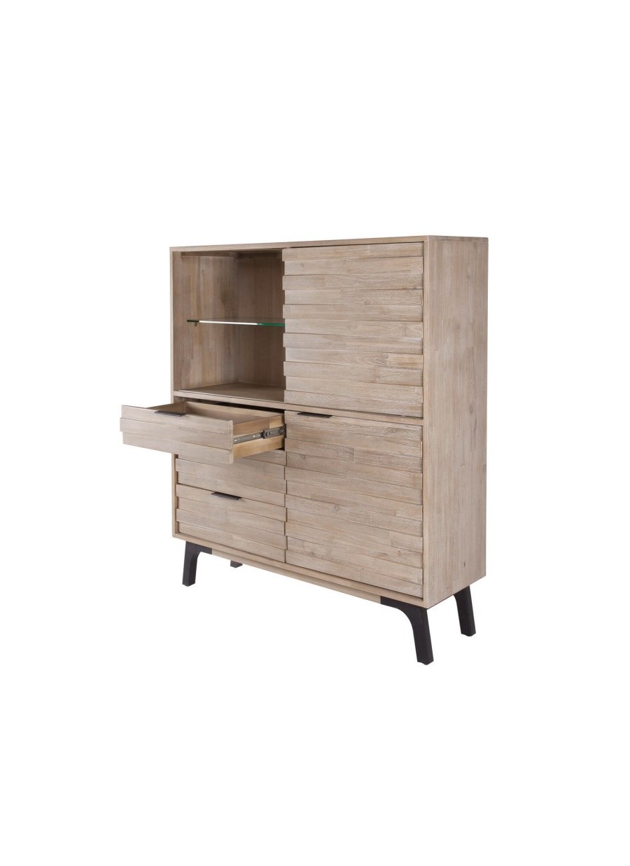 Librero bajo Amsterdam 120x40x140 