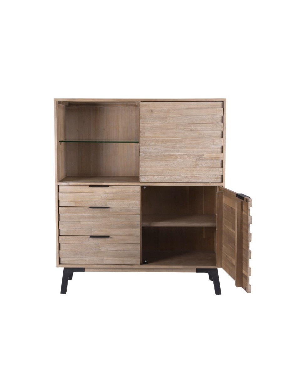 Librero bajo Amsterdam 120x40x140 