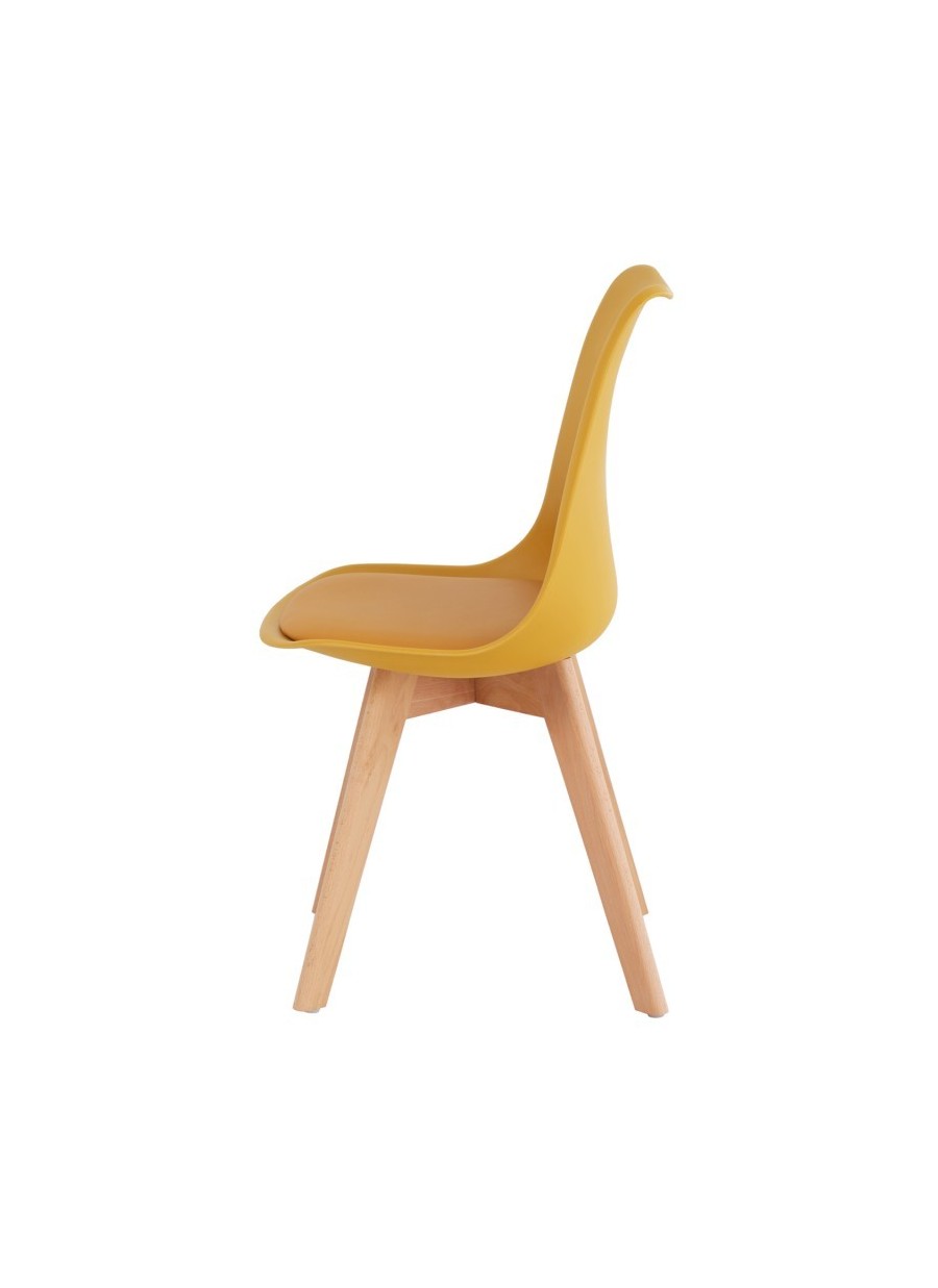 Silla Karina mostaza 49.5x56x81...