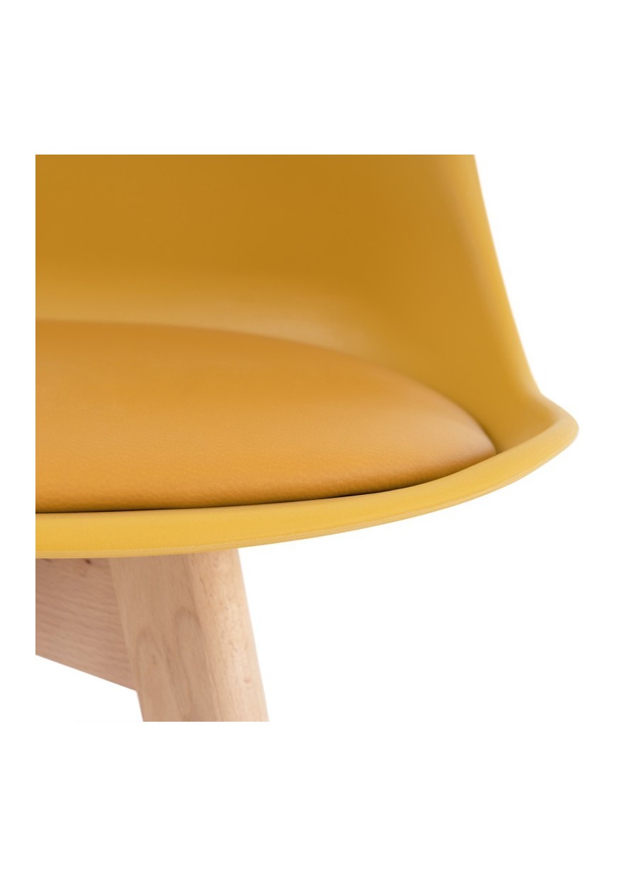Silla Karina mostaza 49.5x56x81...