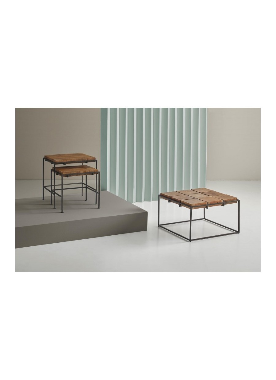 Set mesa auxiliar Zaid madera...