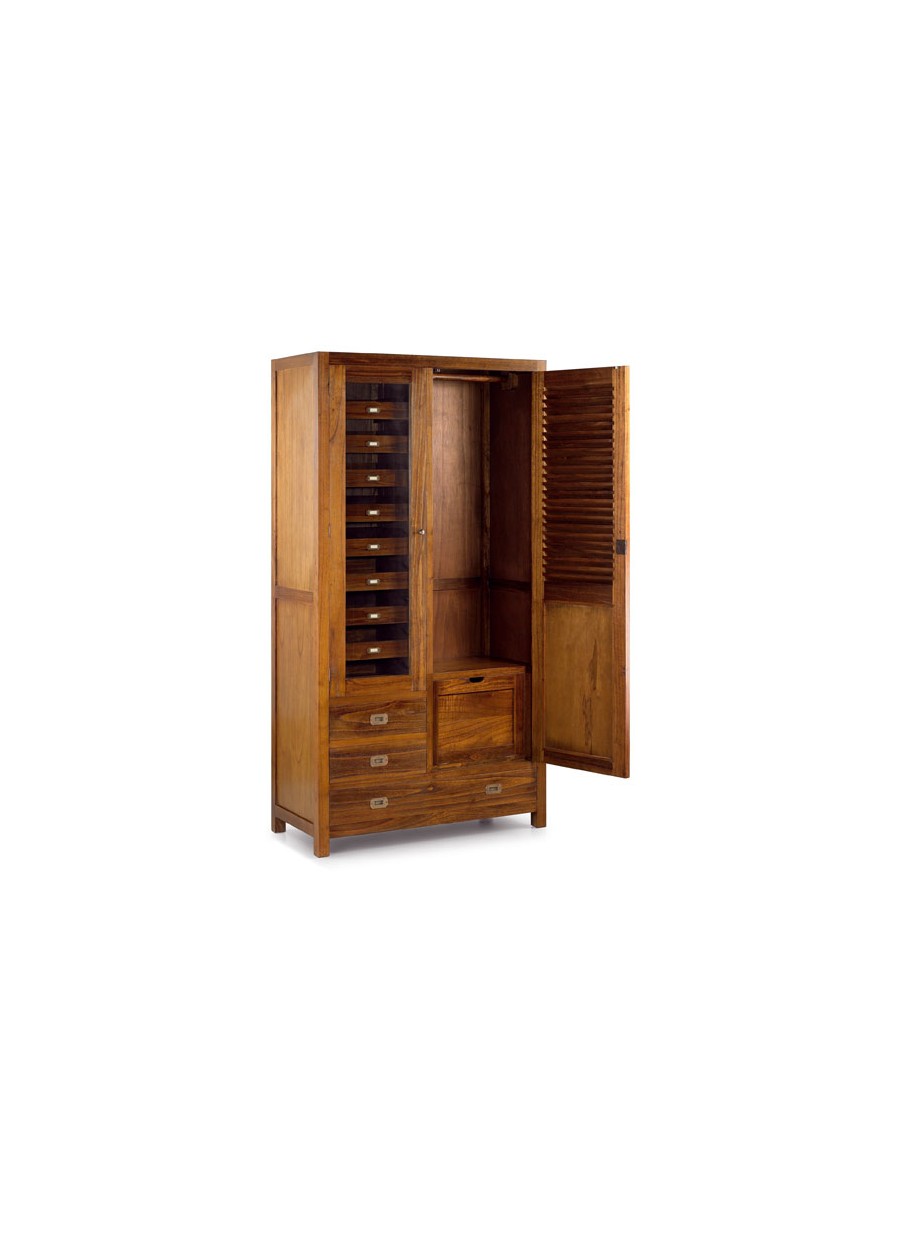 Armario Star Persiana 2+1 Cajones y Zapatero Interior 108X50X200 Ref. STAR 30188 Moycor