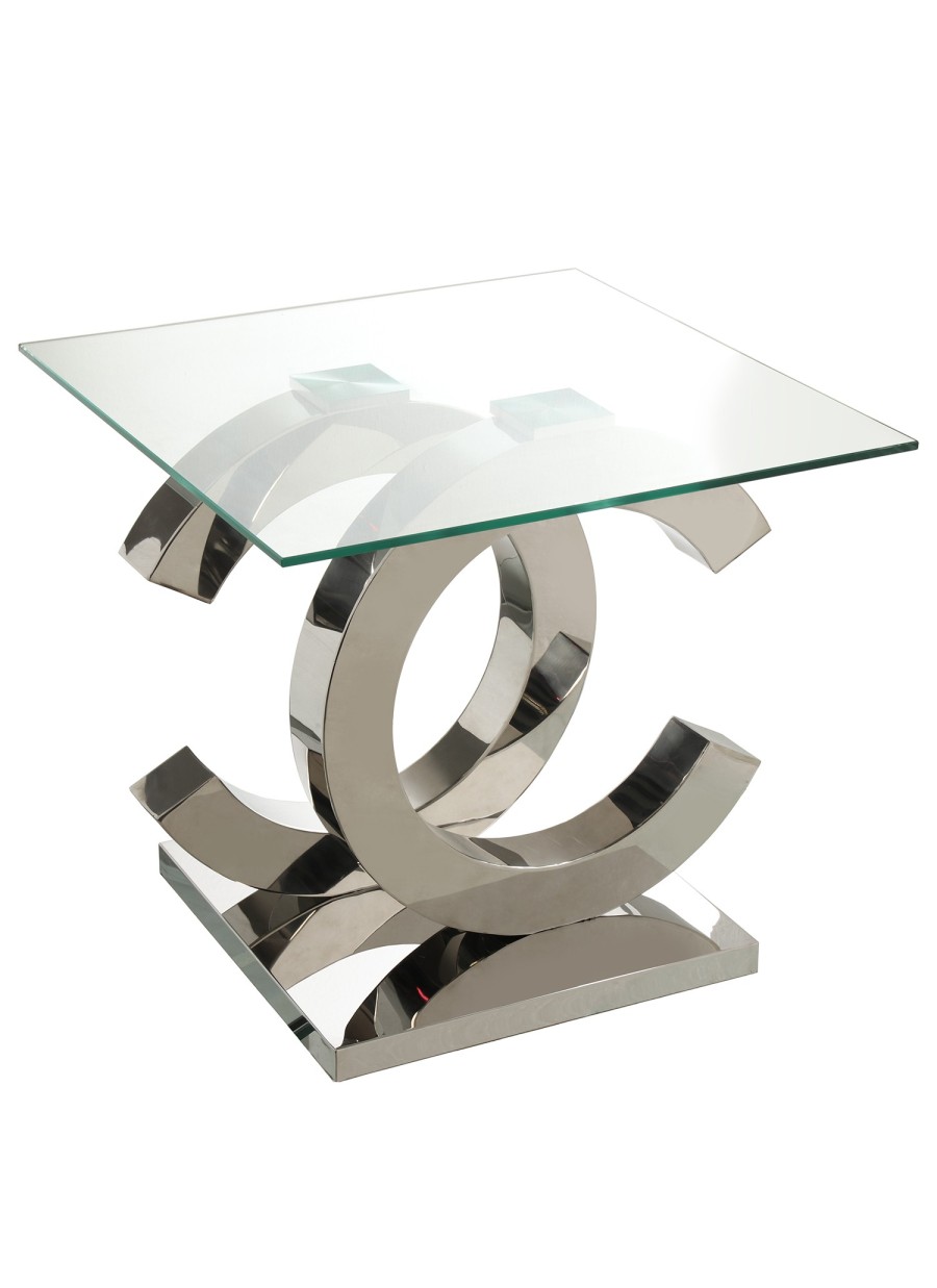 Mesa Bilisi Auxiliar metal/cristal...