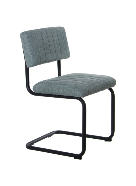 4 sillas Fiber azul claro...