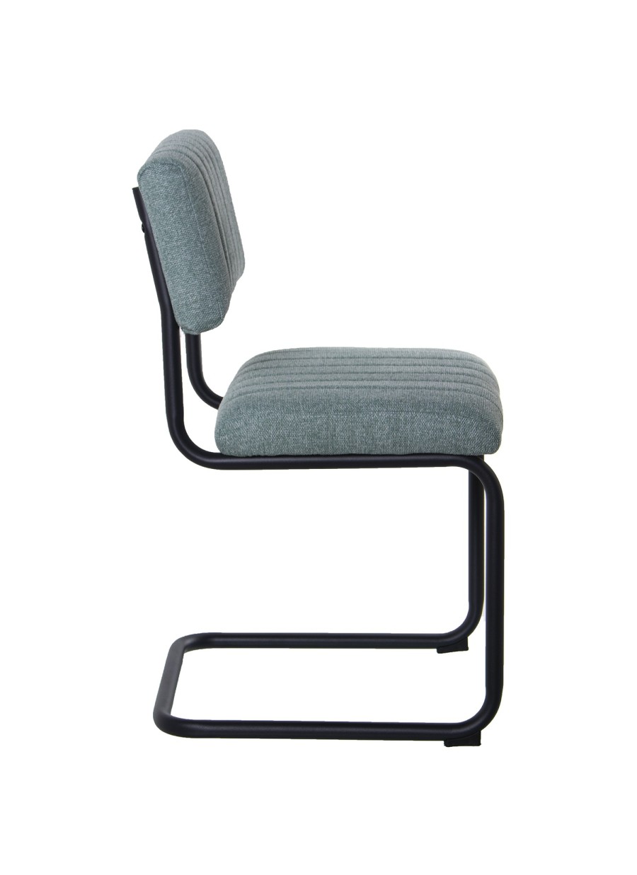 4 sillas Fiber azul claro 50x48x82 cm