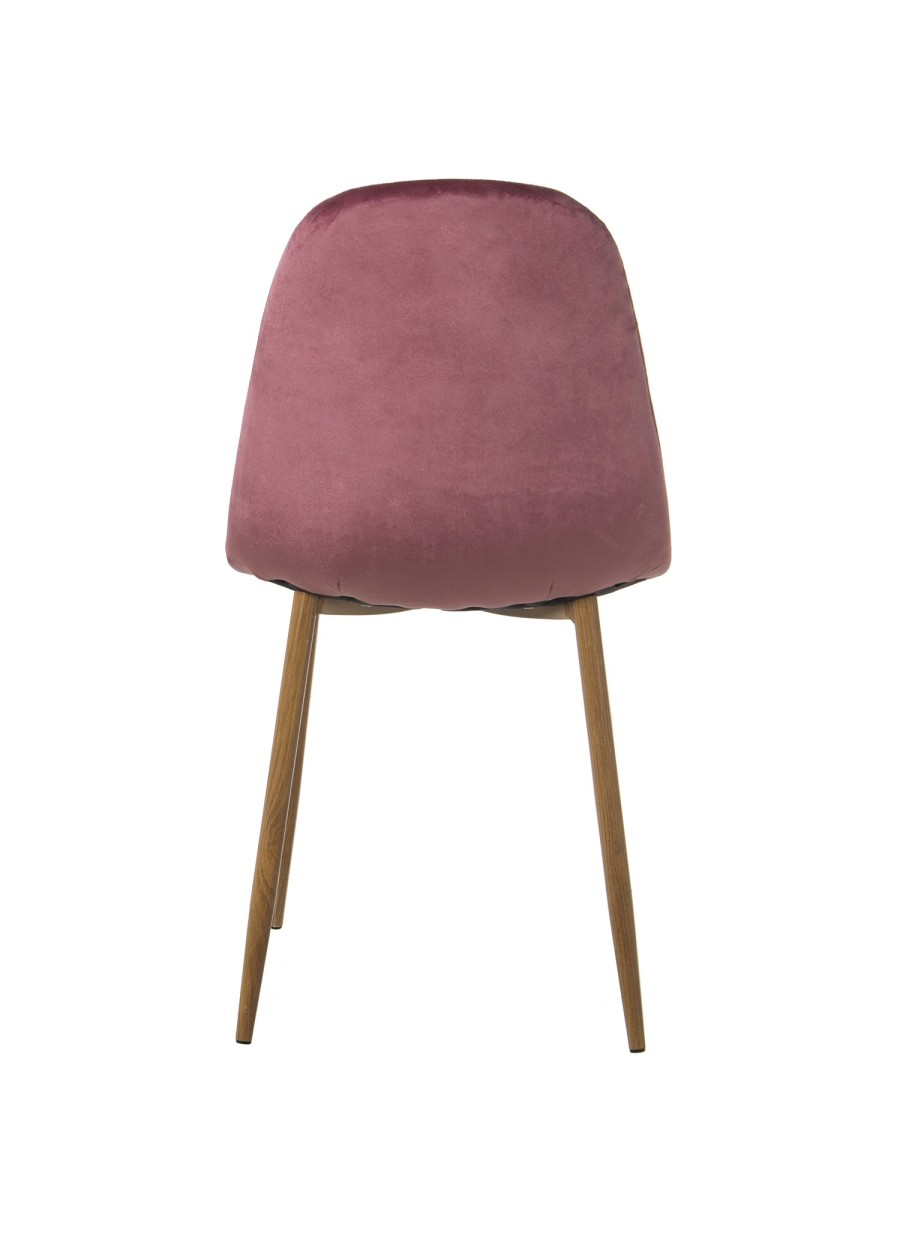 4 Sillas Ariel Terciopelo Rosa...