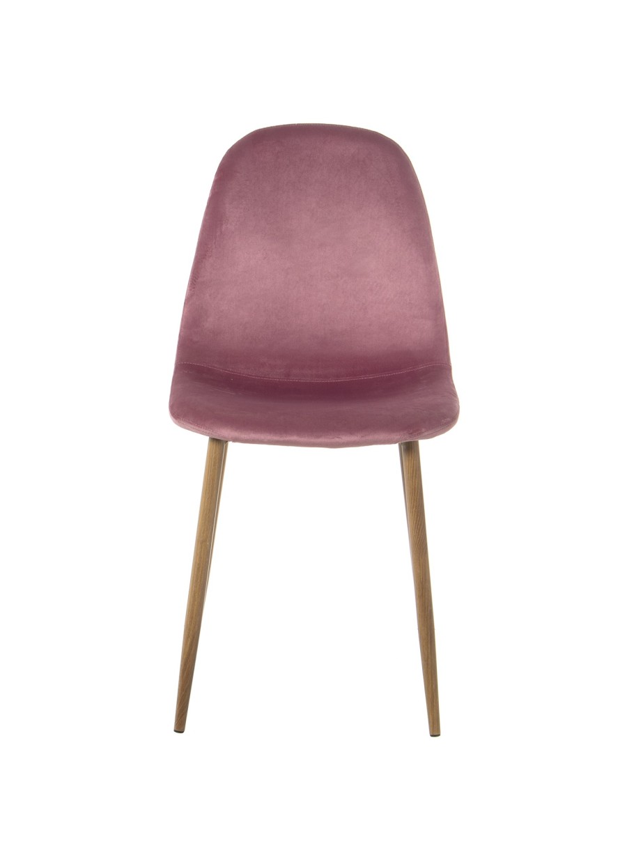 4 Sillas Ariel Terciopelo Rosa...