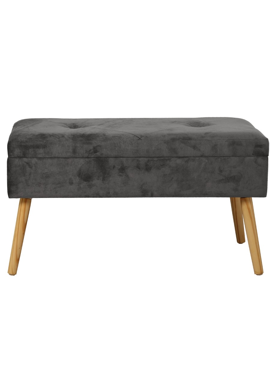 Arcón Fernando Madera/Tela Gris...