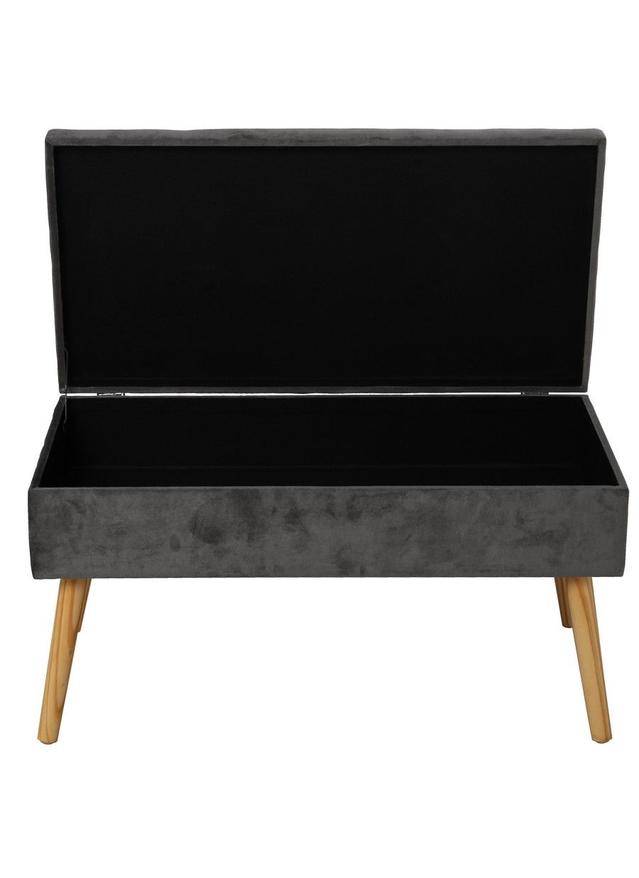 Arcón Fernando Madera/Tela Gris...