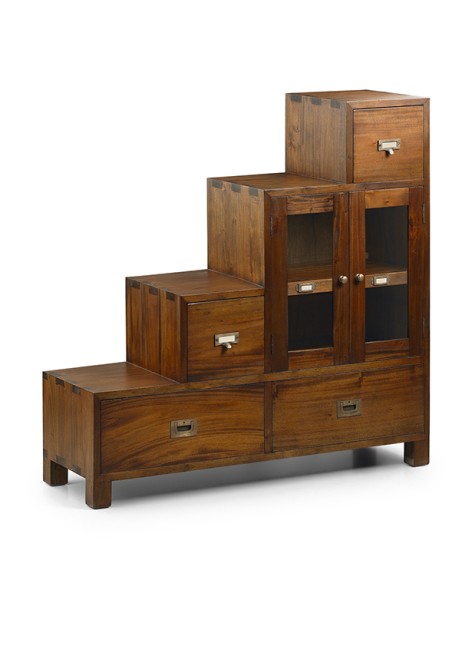 Mueble escalera Flamingo Derecha 4 cajones y 2 puertas 100x32x100 Ref. 1046/143025D Moycor