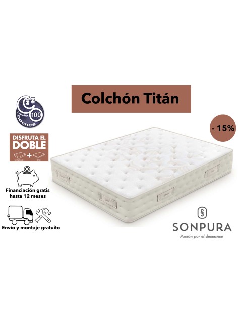 COLCHÓN SONPURA DE MUELLES...