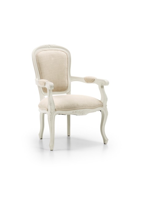 Sillon Vintage Louis Blanco 66x60x96 Ref. 1046/30863J Moycor