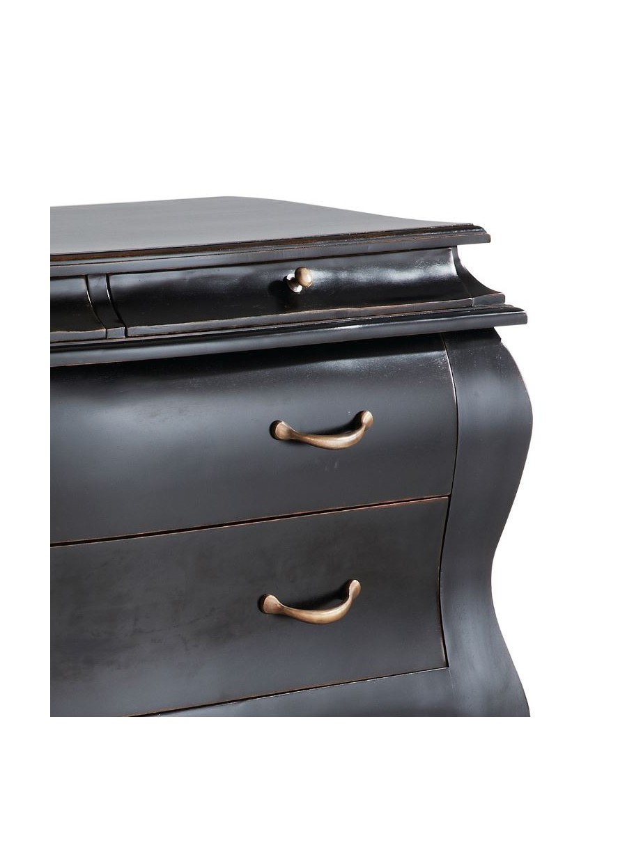 Comoda Vintage negra 110x55x80 Ref. 1046/148160 Moycor