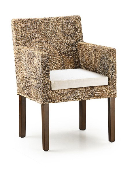 Sillon Rattan banana 56x60x85 Ref. 1046/24374. 2