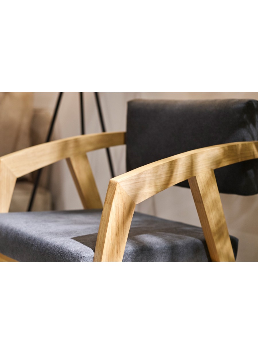 Silla Comedor Udine Gris/Madera Color...