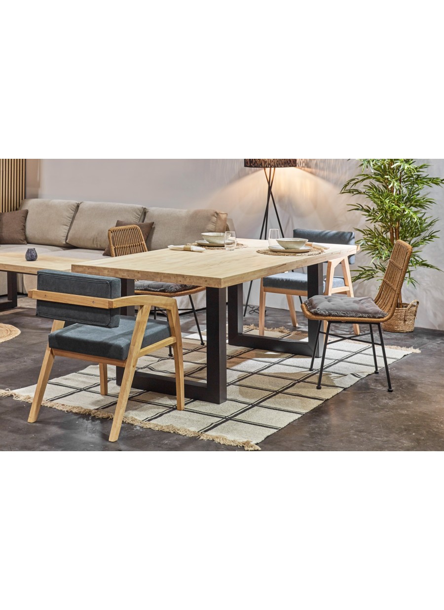 Silla Comedor Udine Gris/Madera Color...