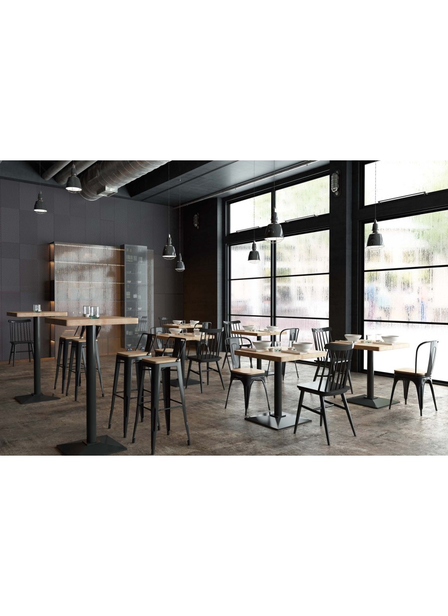 Taburete Alto Tolix Negro Asiento...