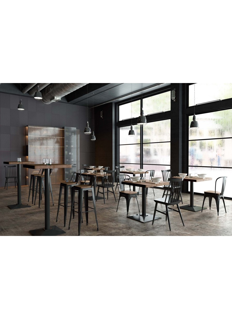 Taburete Alto Tolix Negro Asiento...