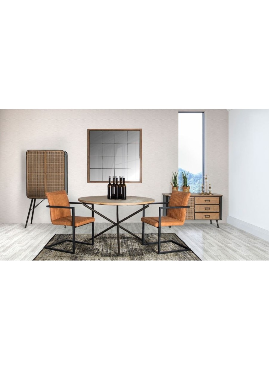 Mesa Comedor Tirkane 120x120x75 