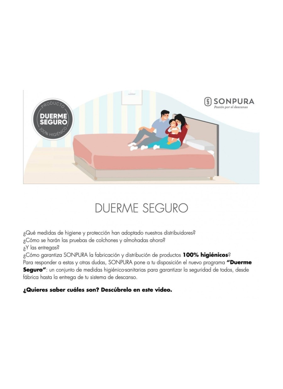 PACK COLCHÓN SONPURA PLAY20 CON...