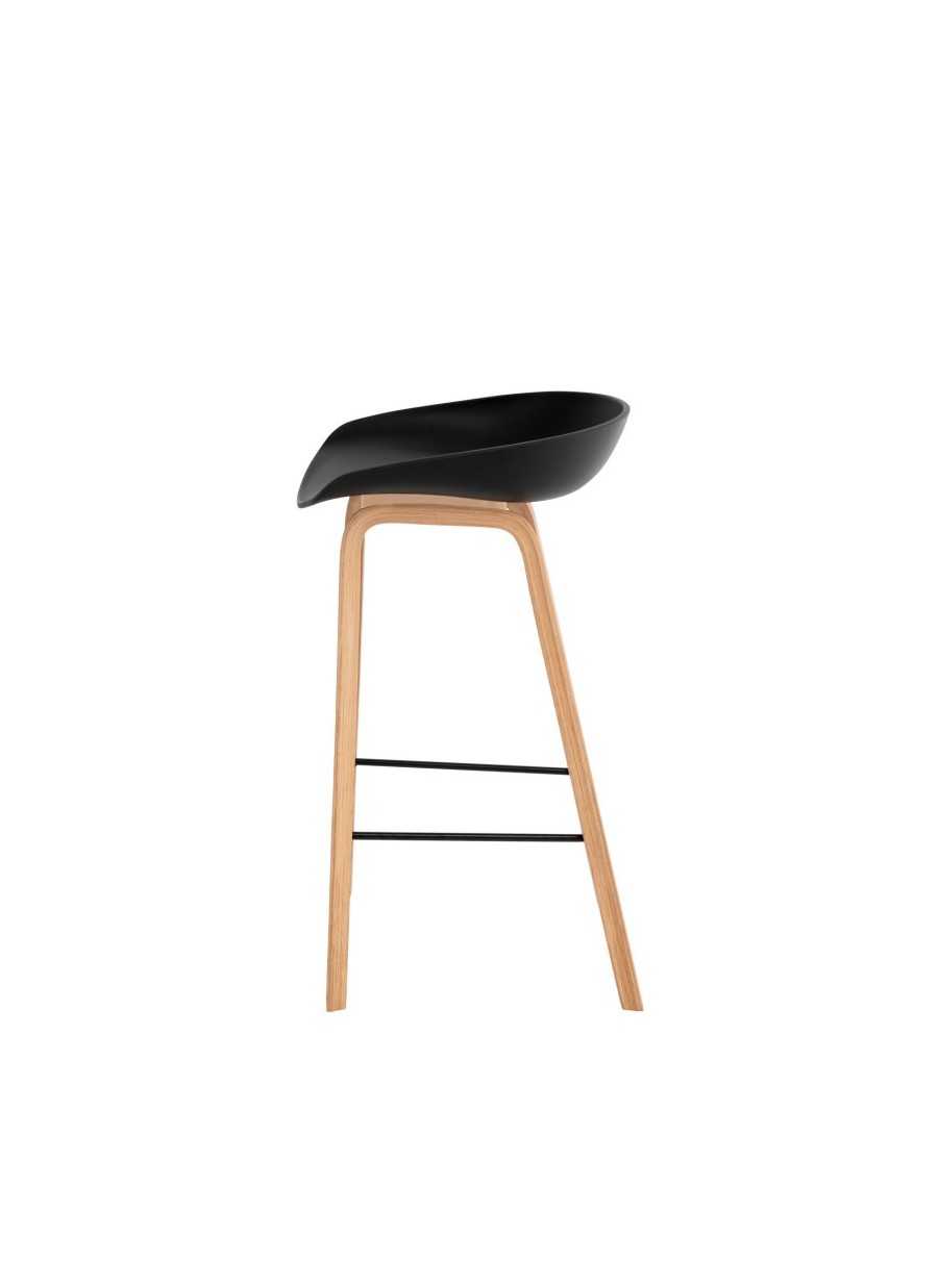 Taburete Ruth Negro 50x43x74...