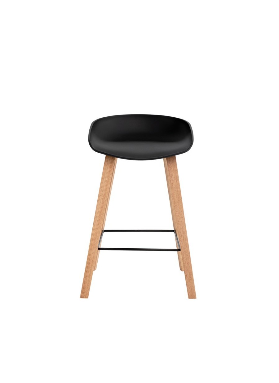 Taburete Ruth Negro 50x43x74...