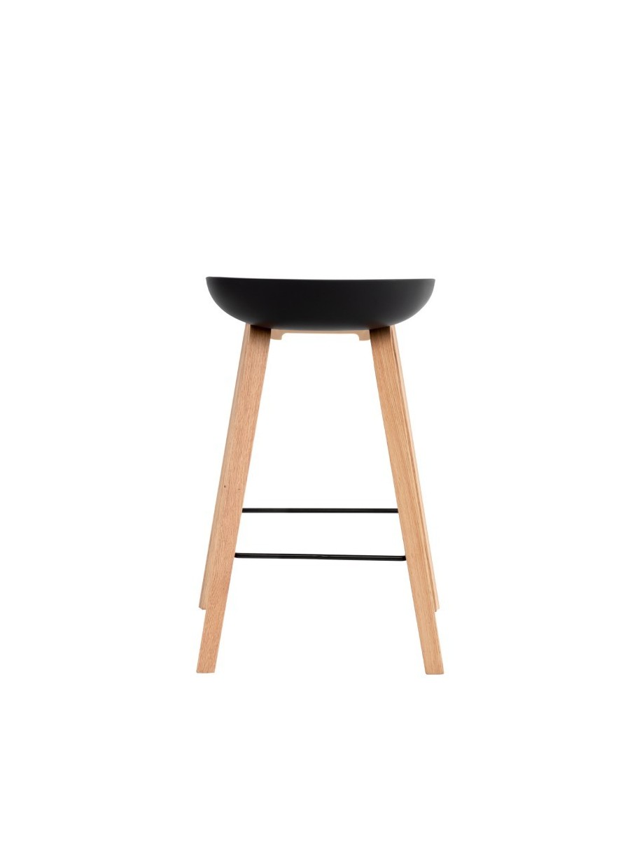 Taburete Ruth Negro 50x43x74...