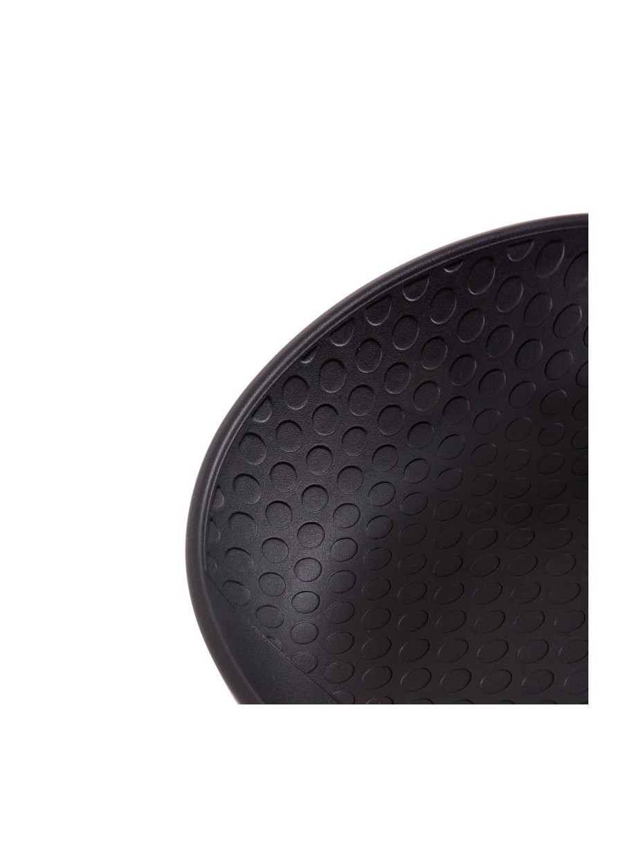 Taburete Netta Bajo Negro 41x73x42 cm