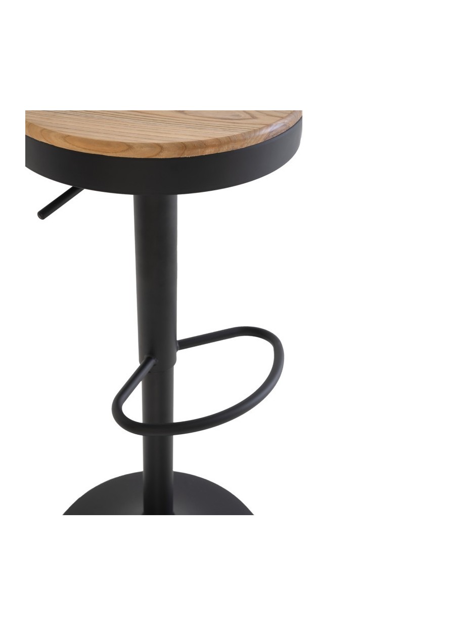 Taburete Barret Negro 38,5x39x80...