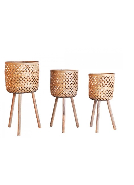 Macetero J/3 34x34x70 