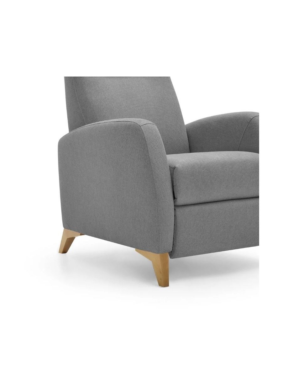 Sillón Siroco 4 patas metálicas...