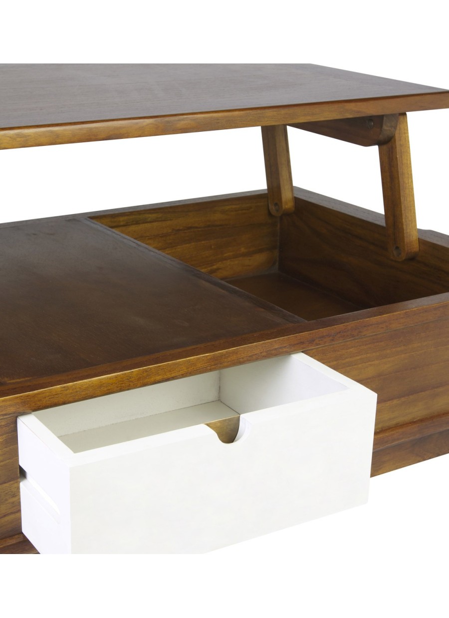 Mesa de centro Artic 2 Cajones Top...