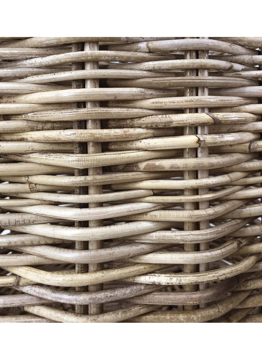 Cesta Rattan Kubu Redondas con Cuerda...