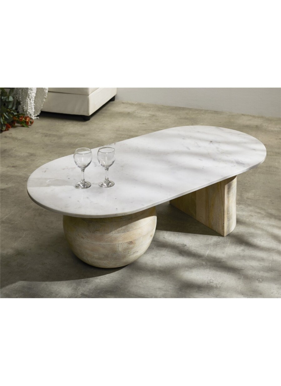 Mesa Centro Sextans Redondeado Mango...