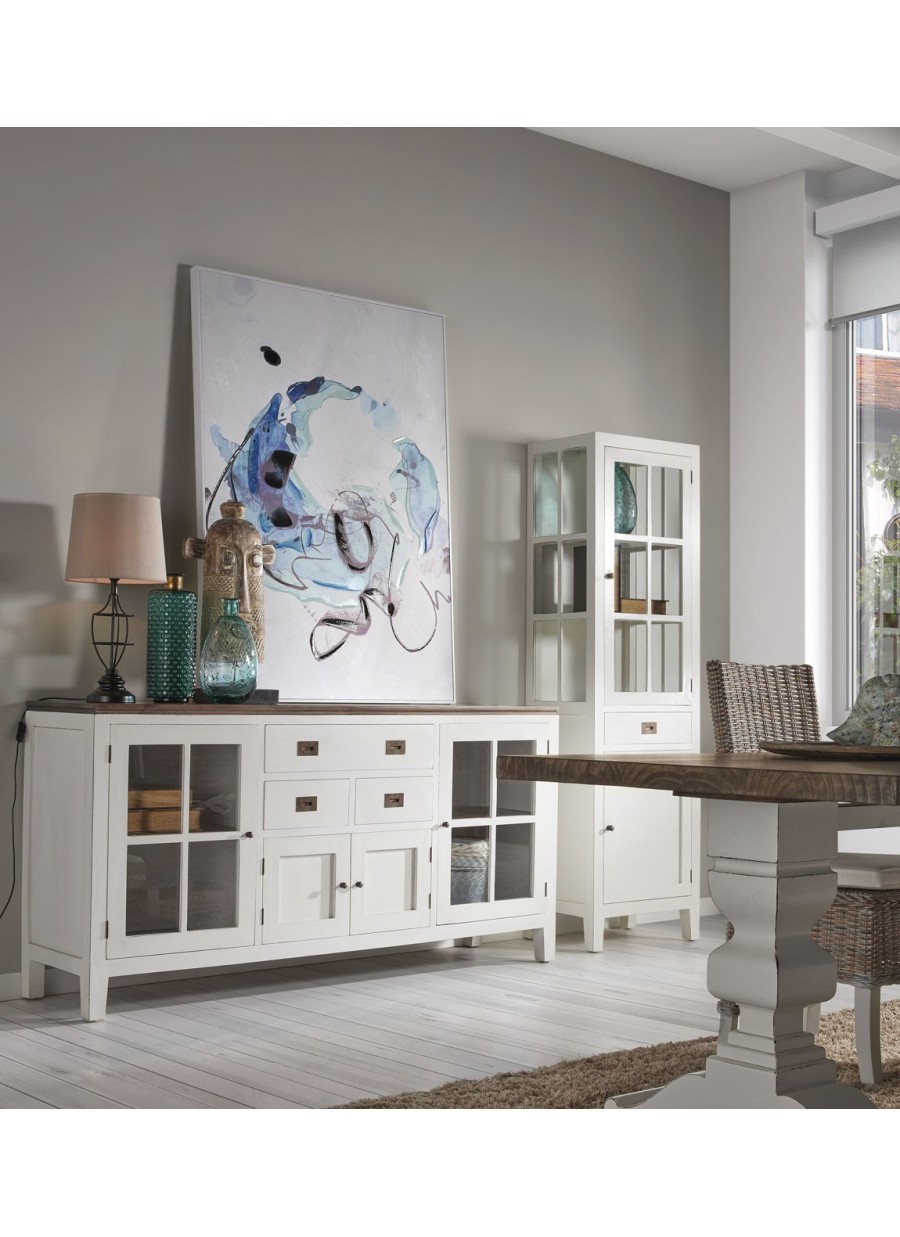 Vitrina Estrecha Everest 1 cajón 2...