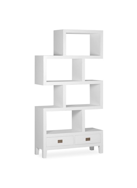 Librería Irregular Everest 2 Cajones 4 Huecos 100x35x190 Ref. 1046/314017 Moycor 2