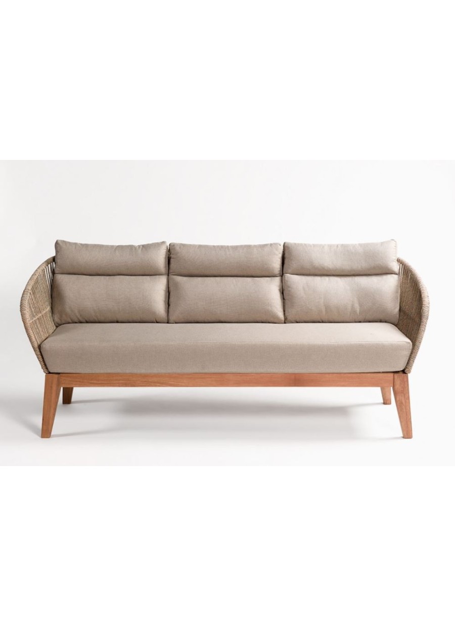 Sofá Palermo Madera y Cuerda...