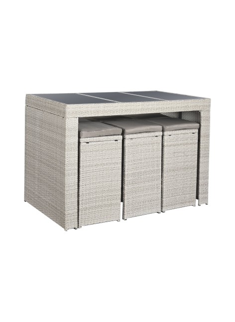 Mesa China Ratán Sintético...