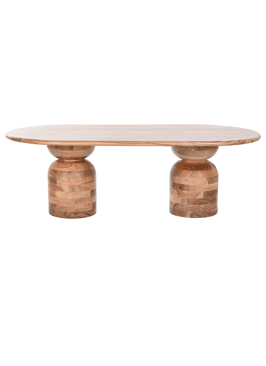 Mesa Colina Acacia 135x75x45 cm